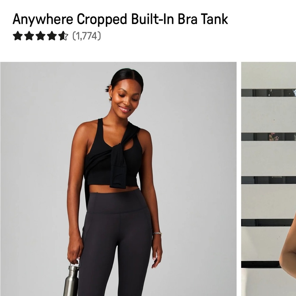 ♠️ Fabletics Built In Bra Workout Tank - Picture 3 of 7